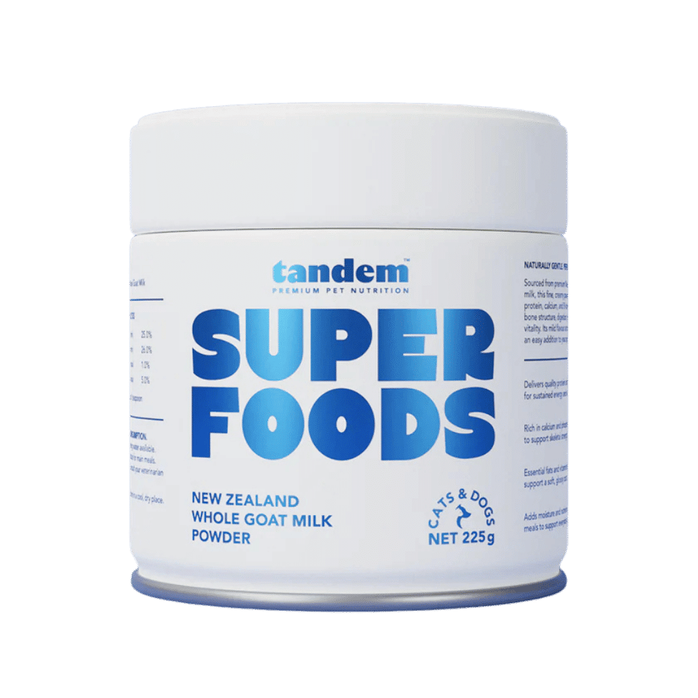 tandem new zealand whole goat milk powder for cats and dogs 225g