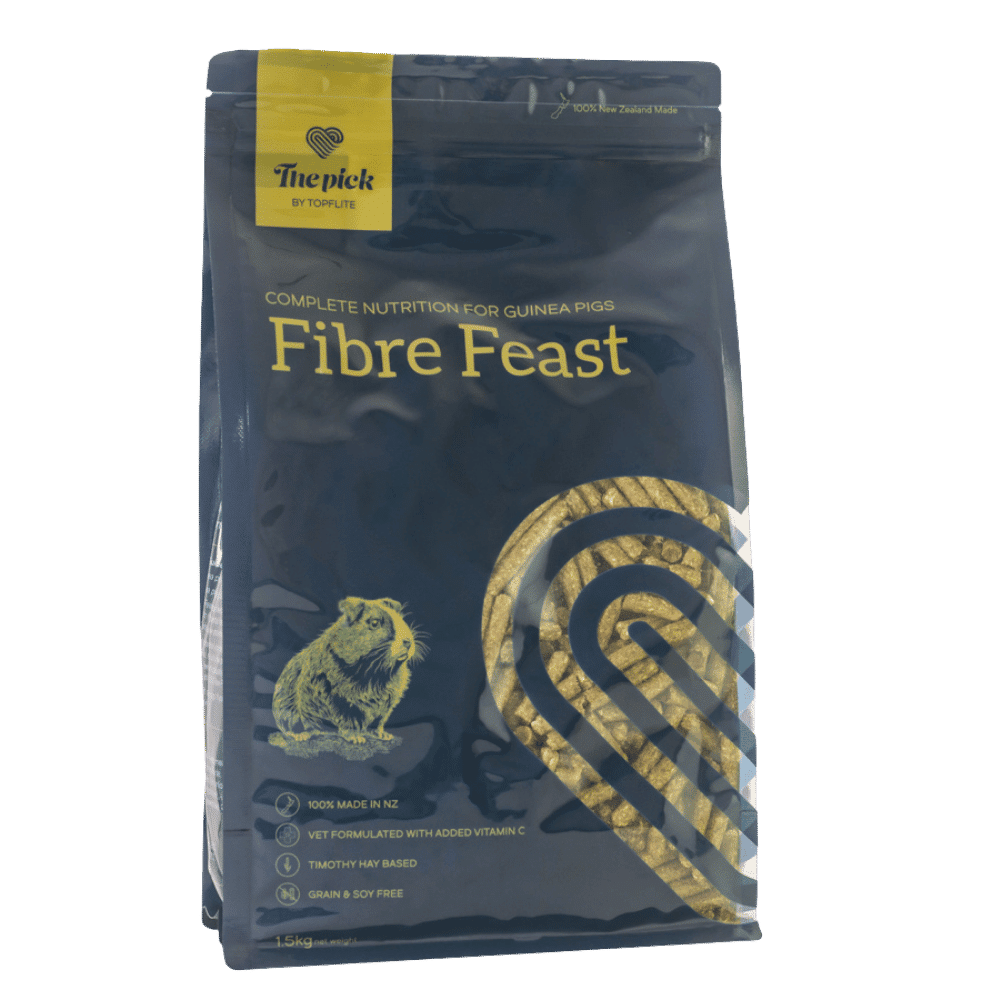 the pick fibre feast guinea pig pellets 1.5kg
