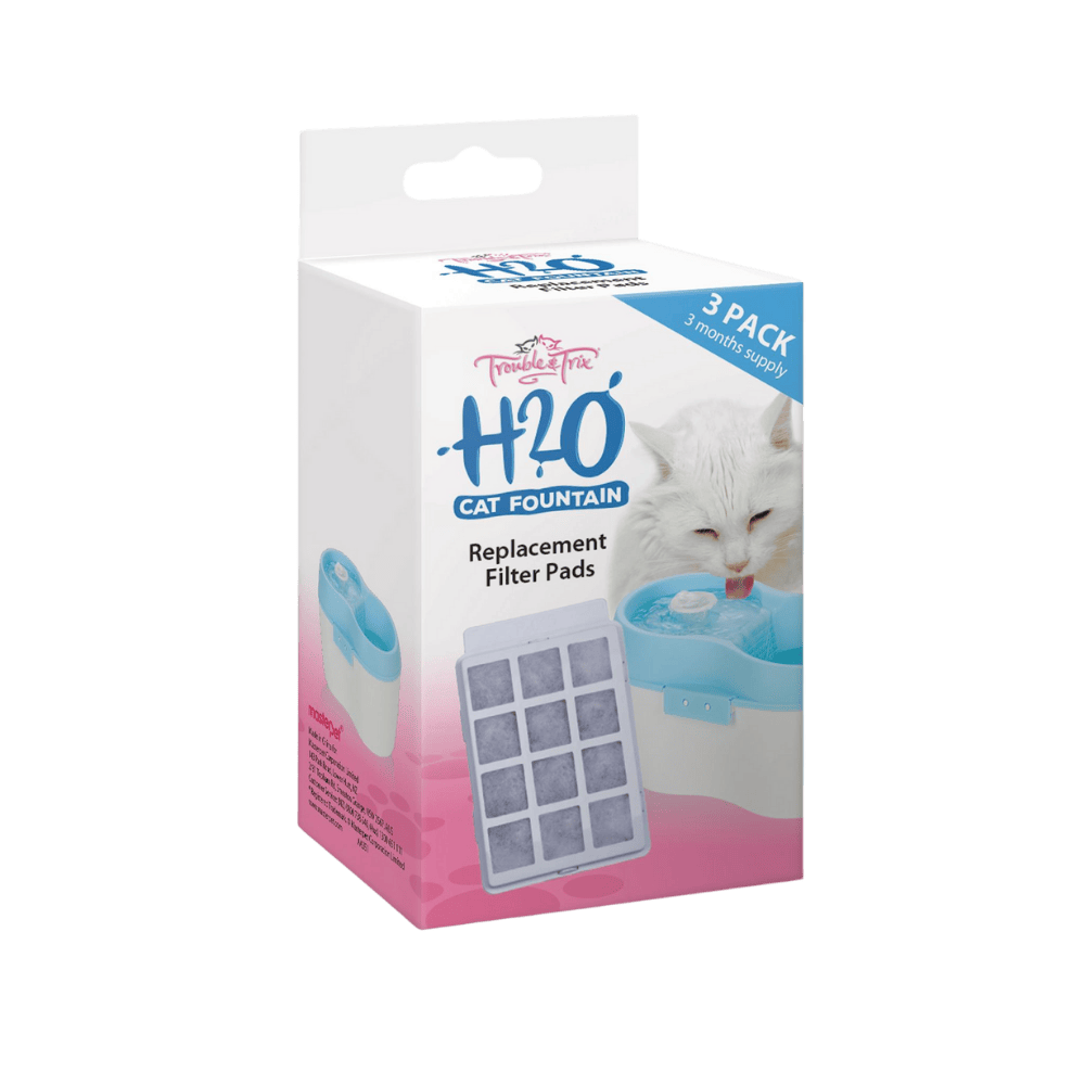 trouble and trix cat water fountain replacement filter pad