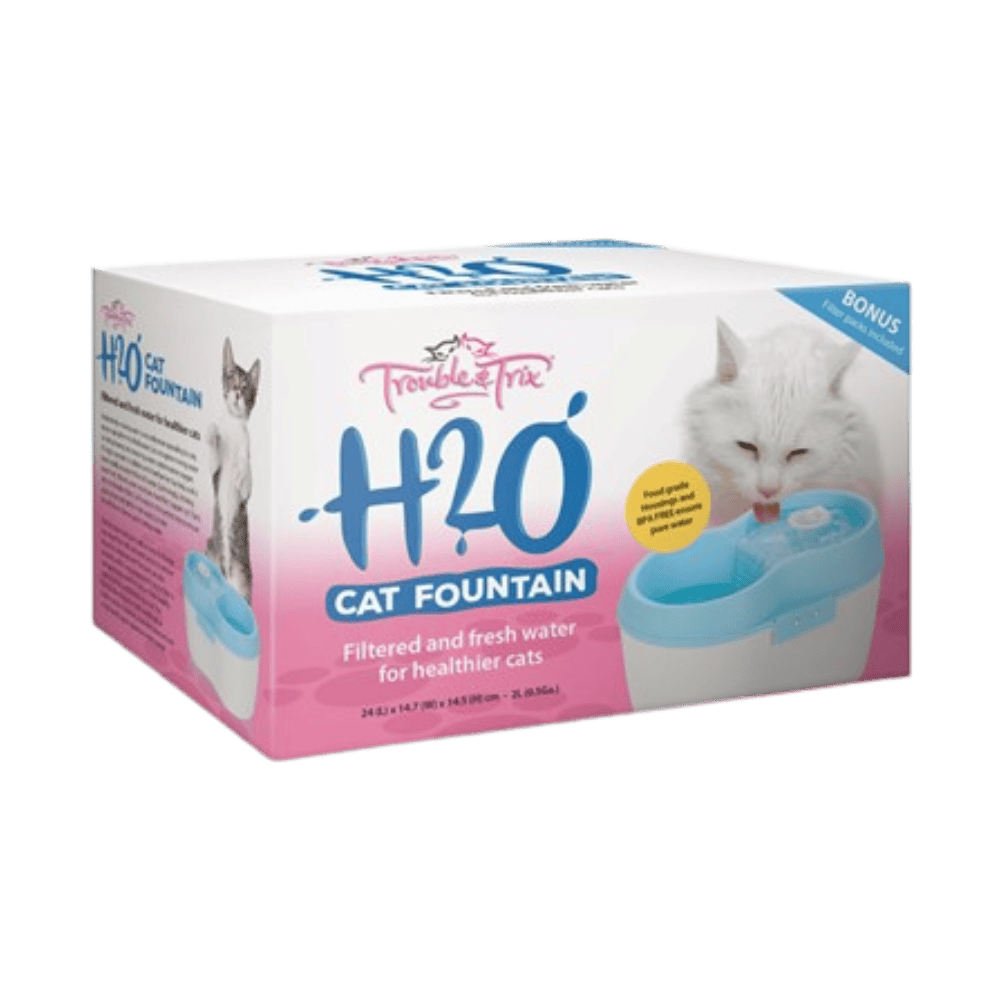 trouble and trix cat water fountain