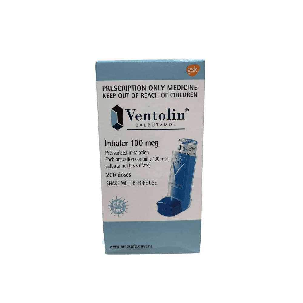 ventolin cfc free inhaler 100mcg 200 dose