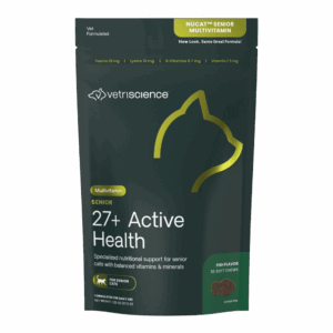 vetriscience nucat senior multivitamin bite sized chews x 30