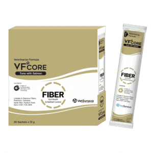 vetsynovavf+ core fiber & hairball supplement for cats sachet