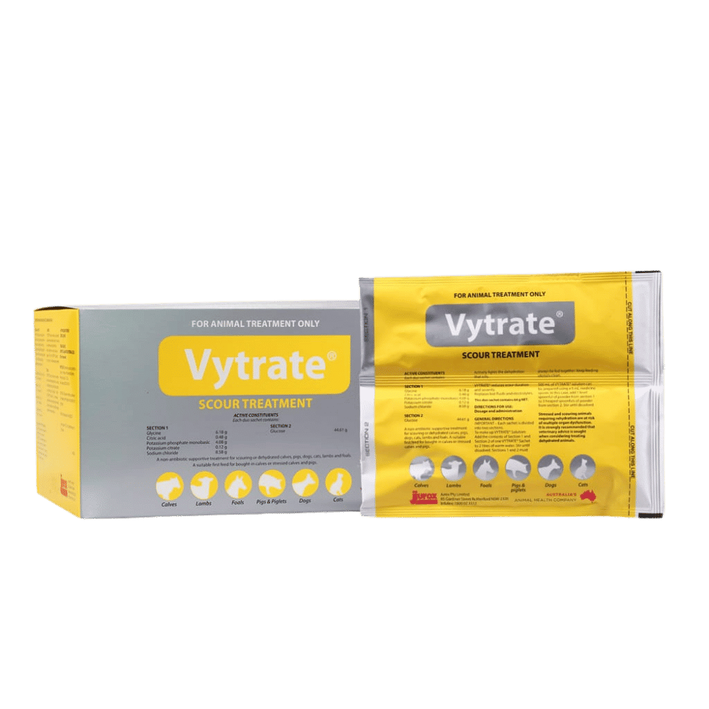 vytrate scour treatment sachets