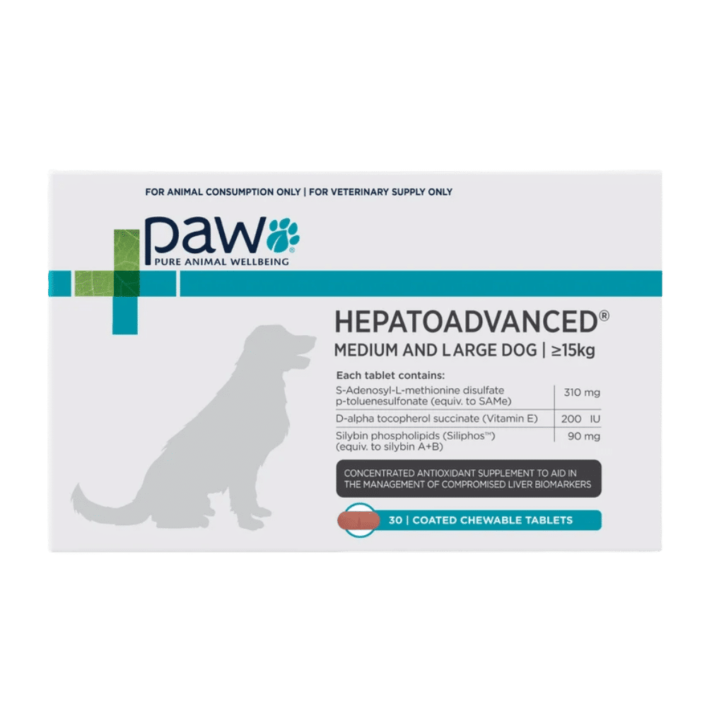 hepatoadvanced medium & large dog (30 tablets)