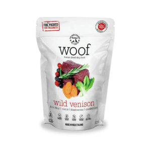 Woof Freeze Dried Dog Treats Venison