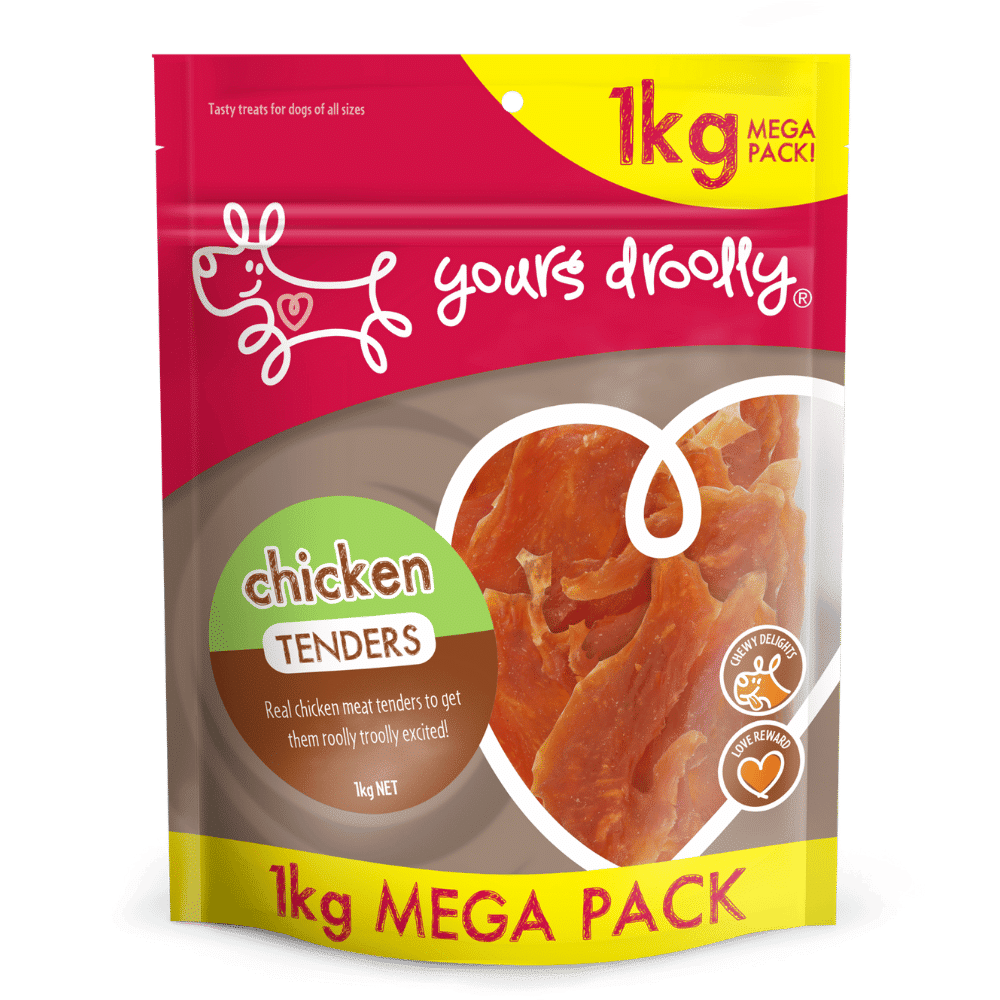yours droolly chicken tender dog treats