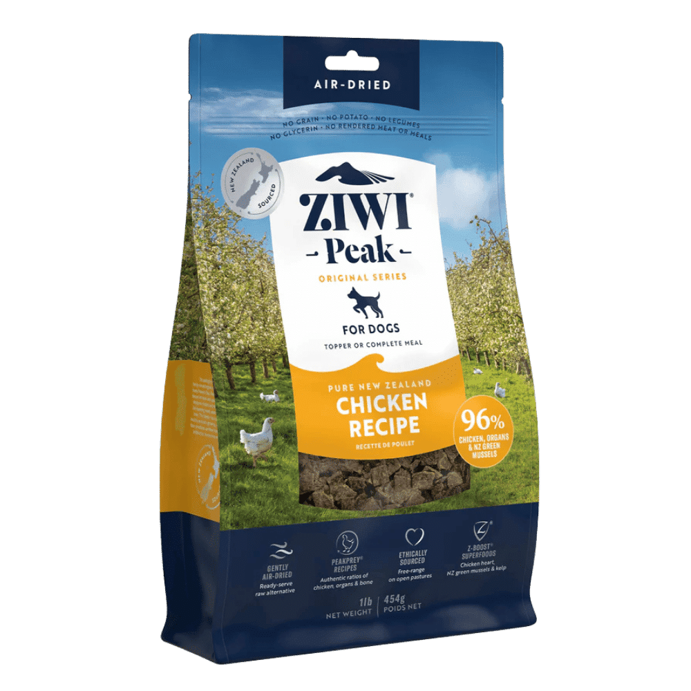 ziwi peak chicken air dried recipe dog food