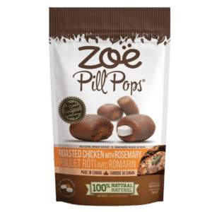zoe pill pops roasted chicken with rosemary 100g